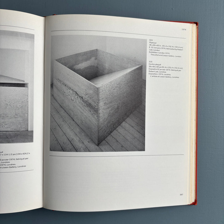 Donald Judd - Catalogue Raisonné of Paintings, Objects, and Wood-Blocks 1960 - 1974 - The National Gallery of Canada 1975