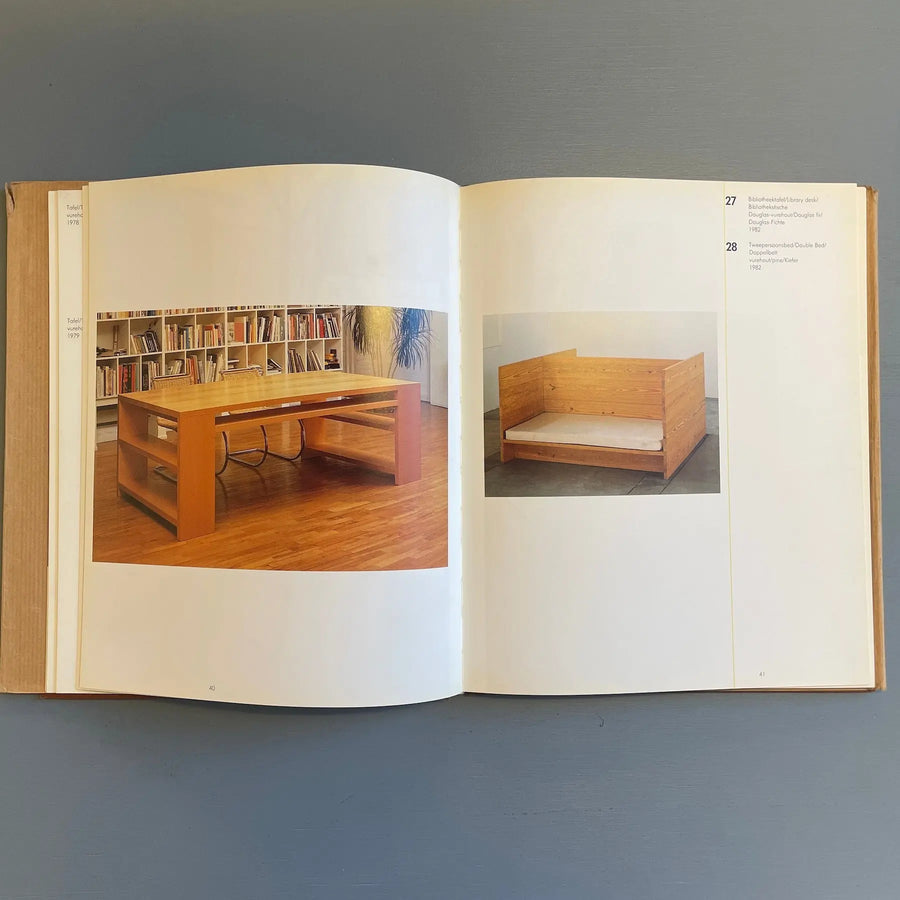 Donald Judd Furniture - Retrospective - Boymans-Van Beuningen Museum 1993 - Saint-Martin Bookshop