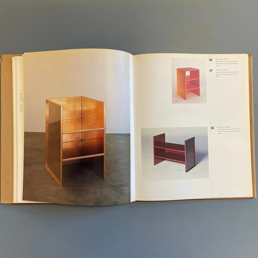 Donald Judd Furniture - Retrospective - Boymans-Van Beuningen Museum 1993 - Saint-Martin Bookshop