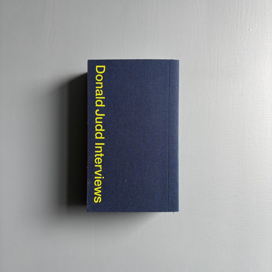 Donald Judd - Interviews - Judd Foundation 2019