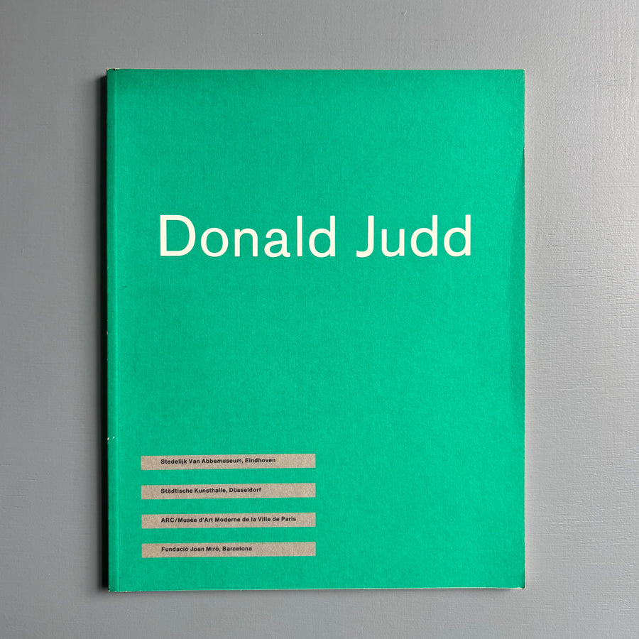Donald Judd - Van Abbemuseum 1987