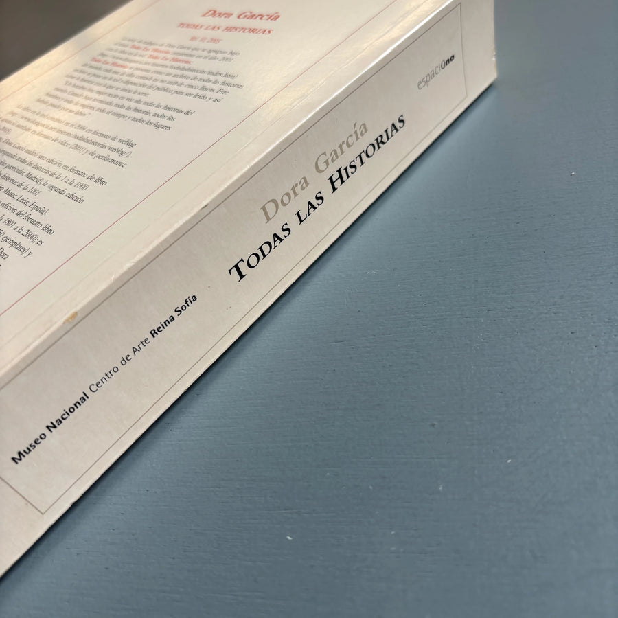 Dora Garcia - Todas Las Historias Vol. III, 2005 - Museo Reina Sofia 2005 - Saint-Martin Bookshop