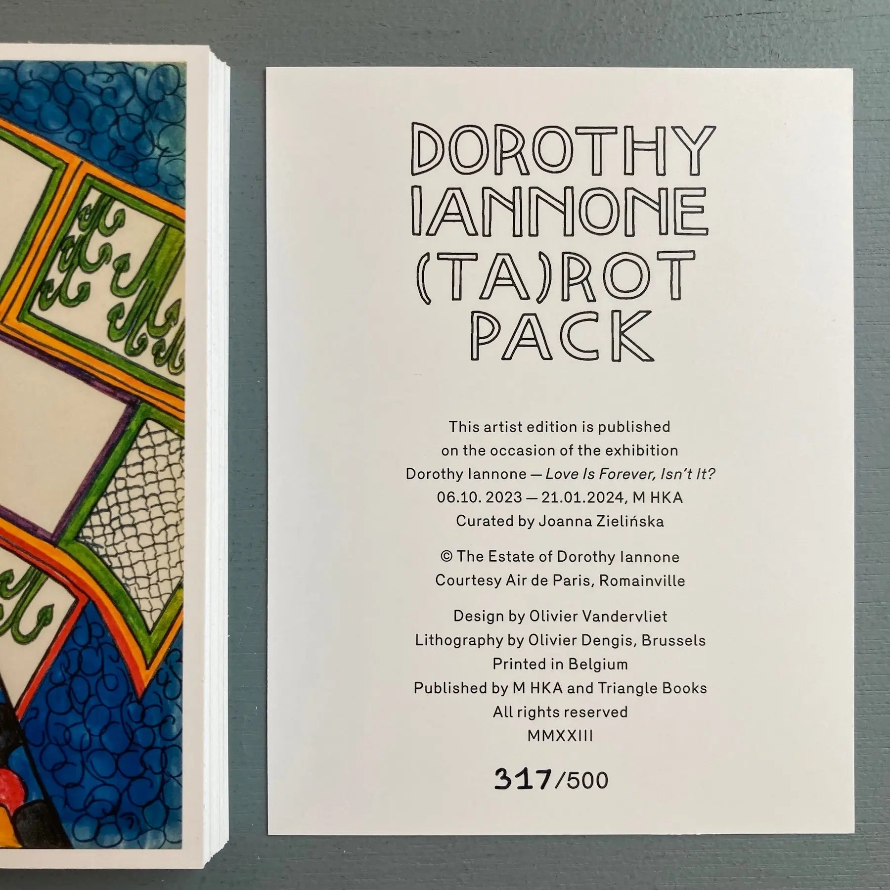 Dorothy Iannone - (Ta)Rot Pack - Triangle Books & M HKA 2023
