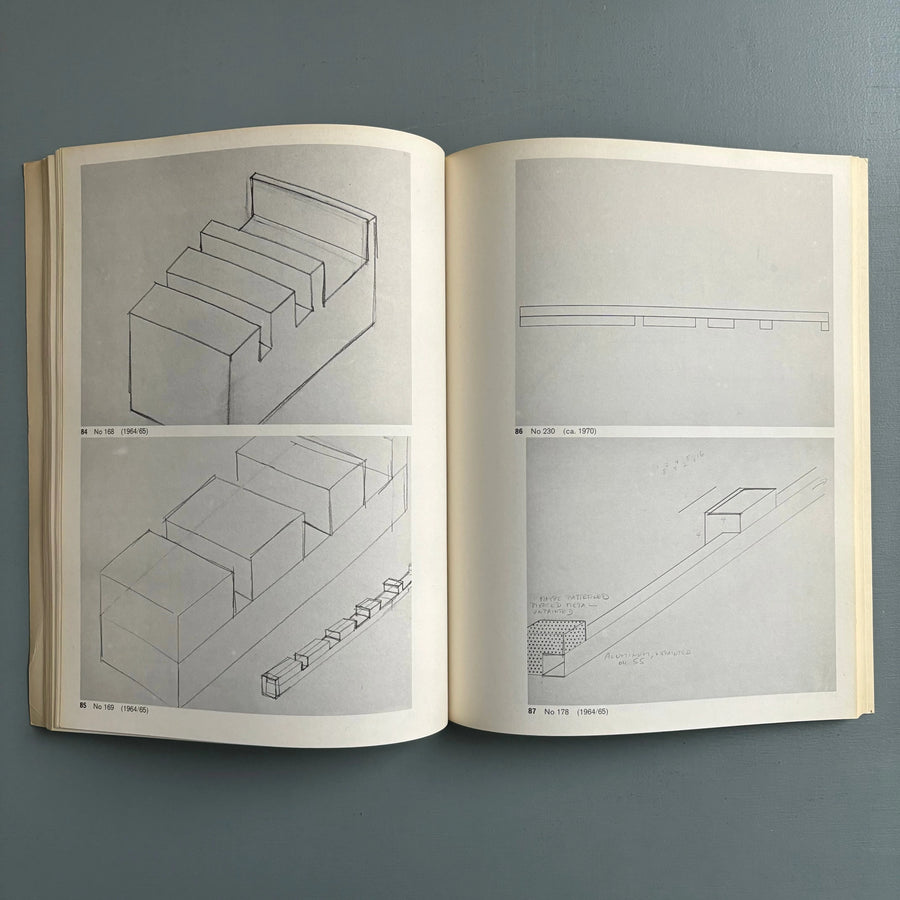 Donald Judd - Zeichnungen/Drawings 1956-1976 - Kunstmuseum Basel 1976 - Saint-Martin Bookshop