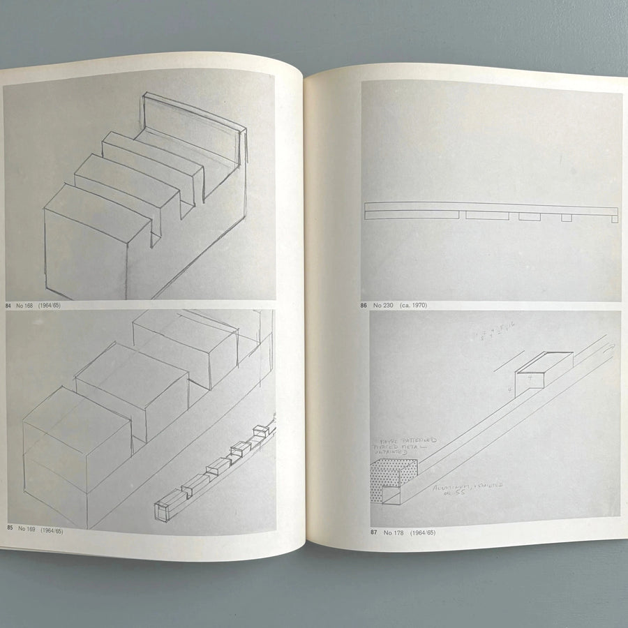 Donald Judd - Zeichnungen/Drawings 1956-1976 - Kunstmuseum Basel 1976 - Saint-Martin Bookshop