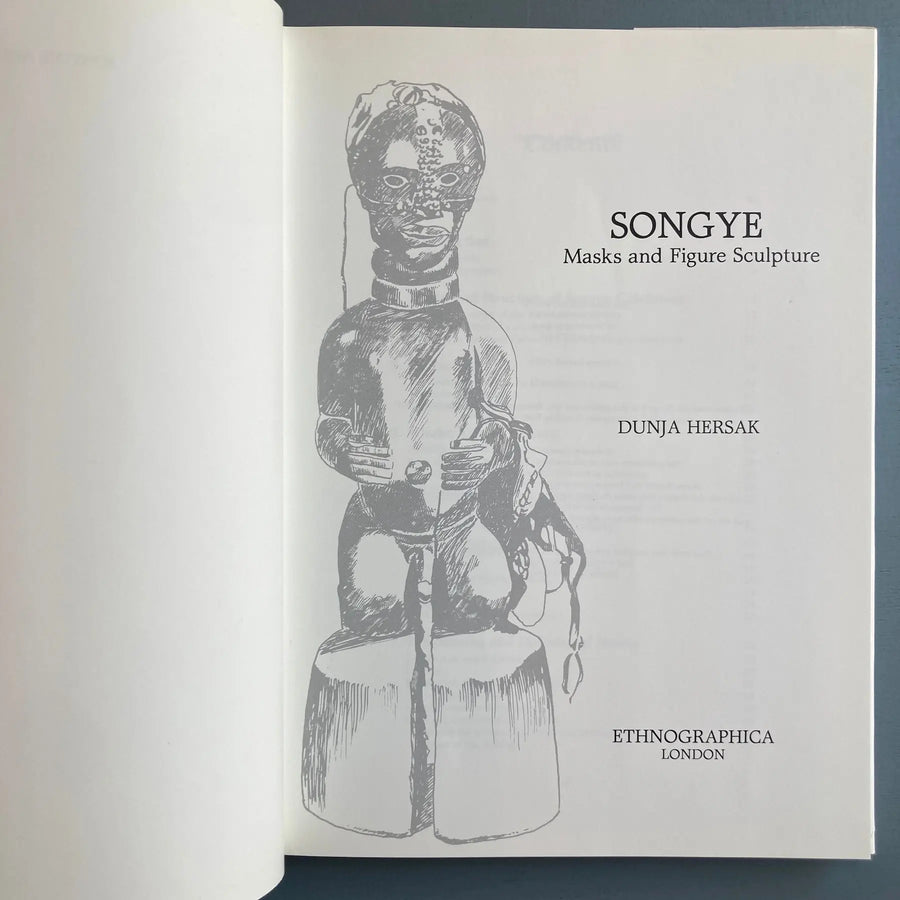 Dunja Hersak - Songye masks and figure sculpture - Ethnografica 1985 - Saint-Martin Bookshop