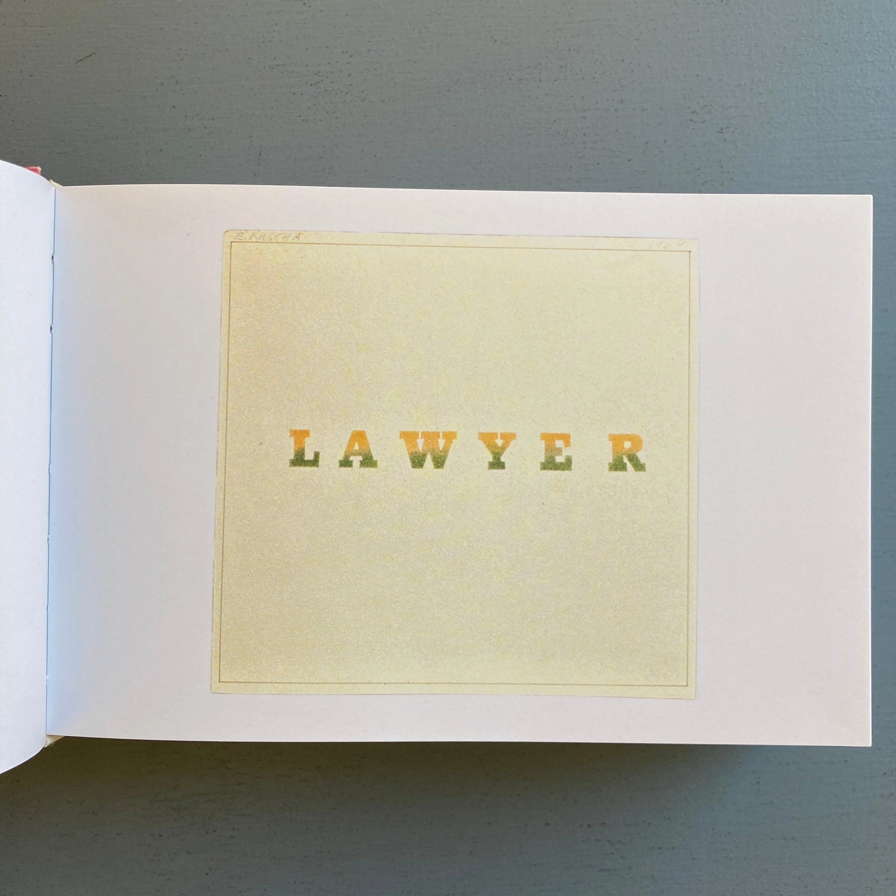 Ed Ruscha - They called her styrene - Phaidon 2000 - Saint-Martin
