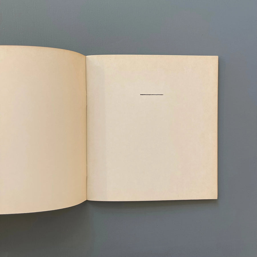 Edda Renouf - Lines - Flash Art Edizioni 1974
