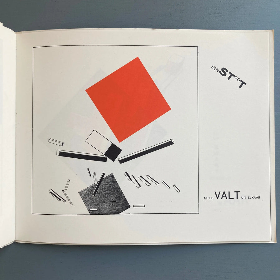 El Lissitzky for De Stijl 1922 - Van Twee Kwadraten - Gerards & Scheurs 1984