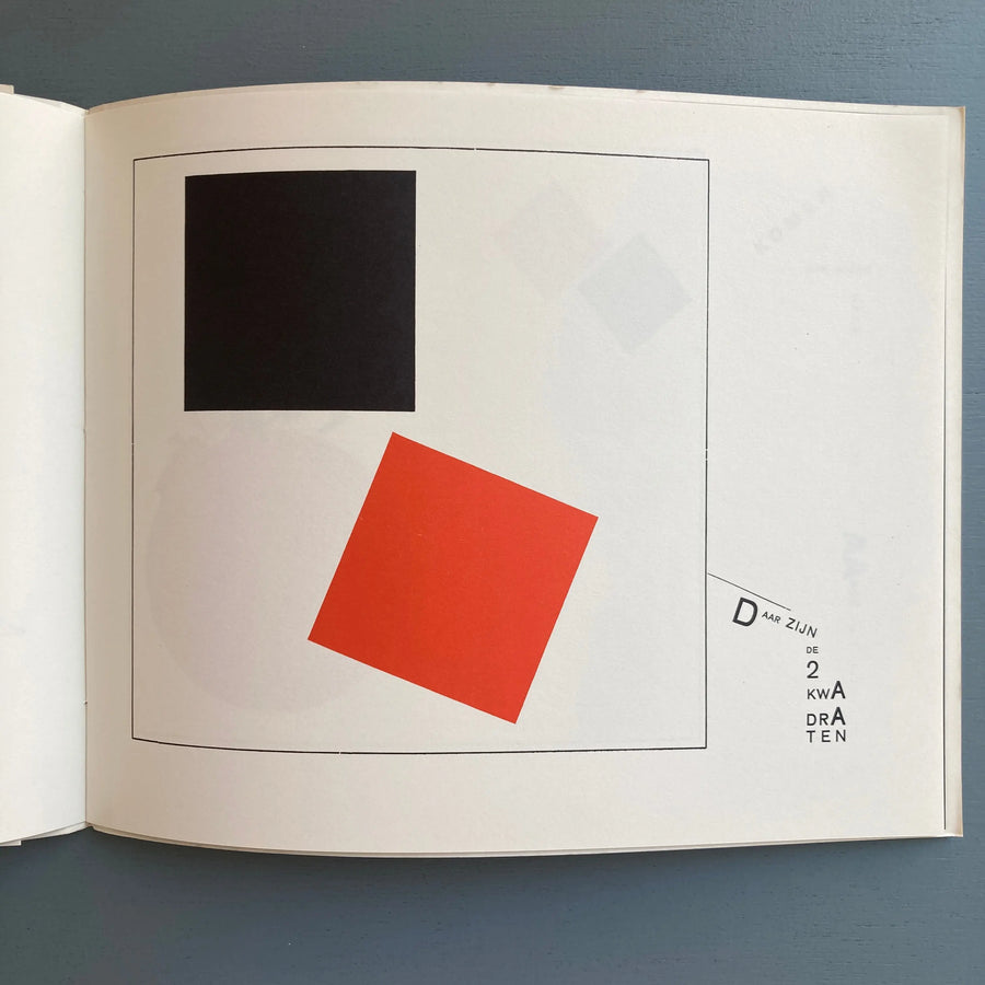 El Lissitzky for De Stijl 1922 - Van Twee Kwadraten - Gerards & Scheurs 1984