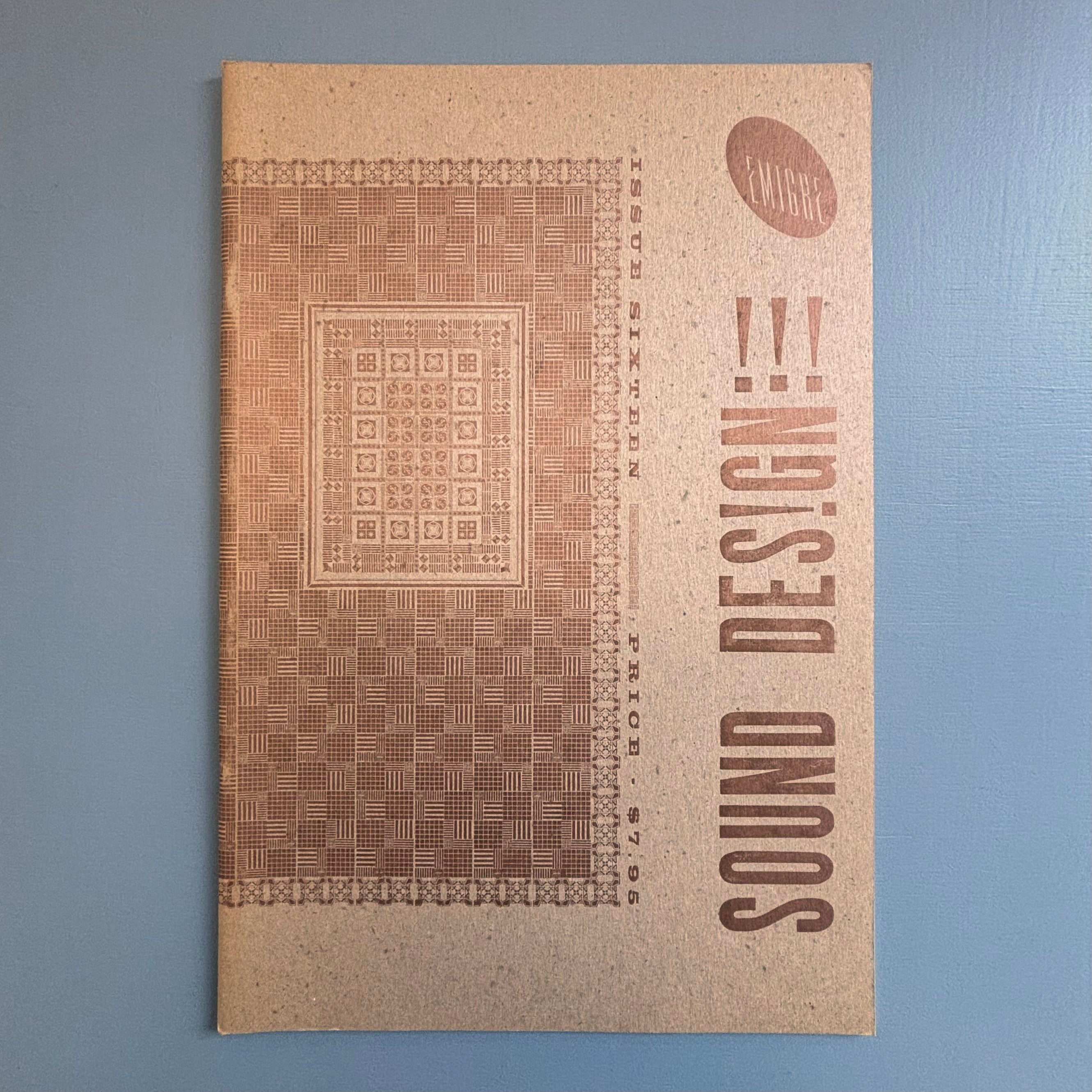 アート・デザイン・音楽 EMIGRE Magazine 16 Emigre Magazine #16 1990 - Saint-Martin Bookshop