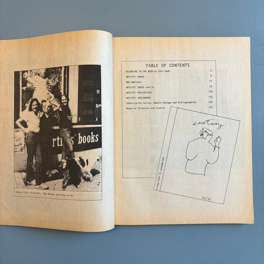 Printed Matter - Catalog 1981 - Saint-Martin Bookshop
