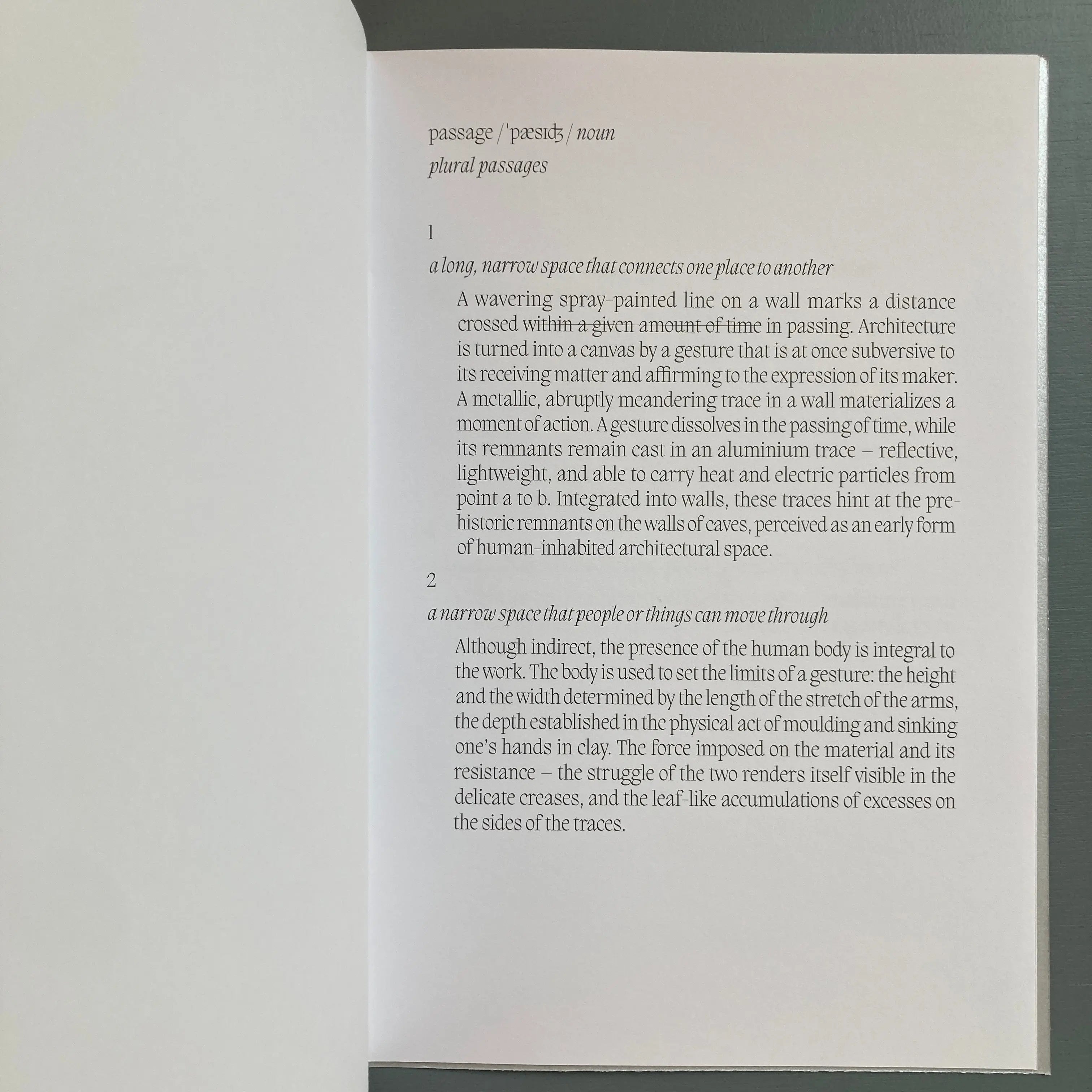 Filip Vervaet - Passages - Out of Paper 2023 - Saint-Martin Bookshop
