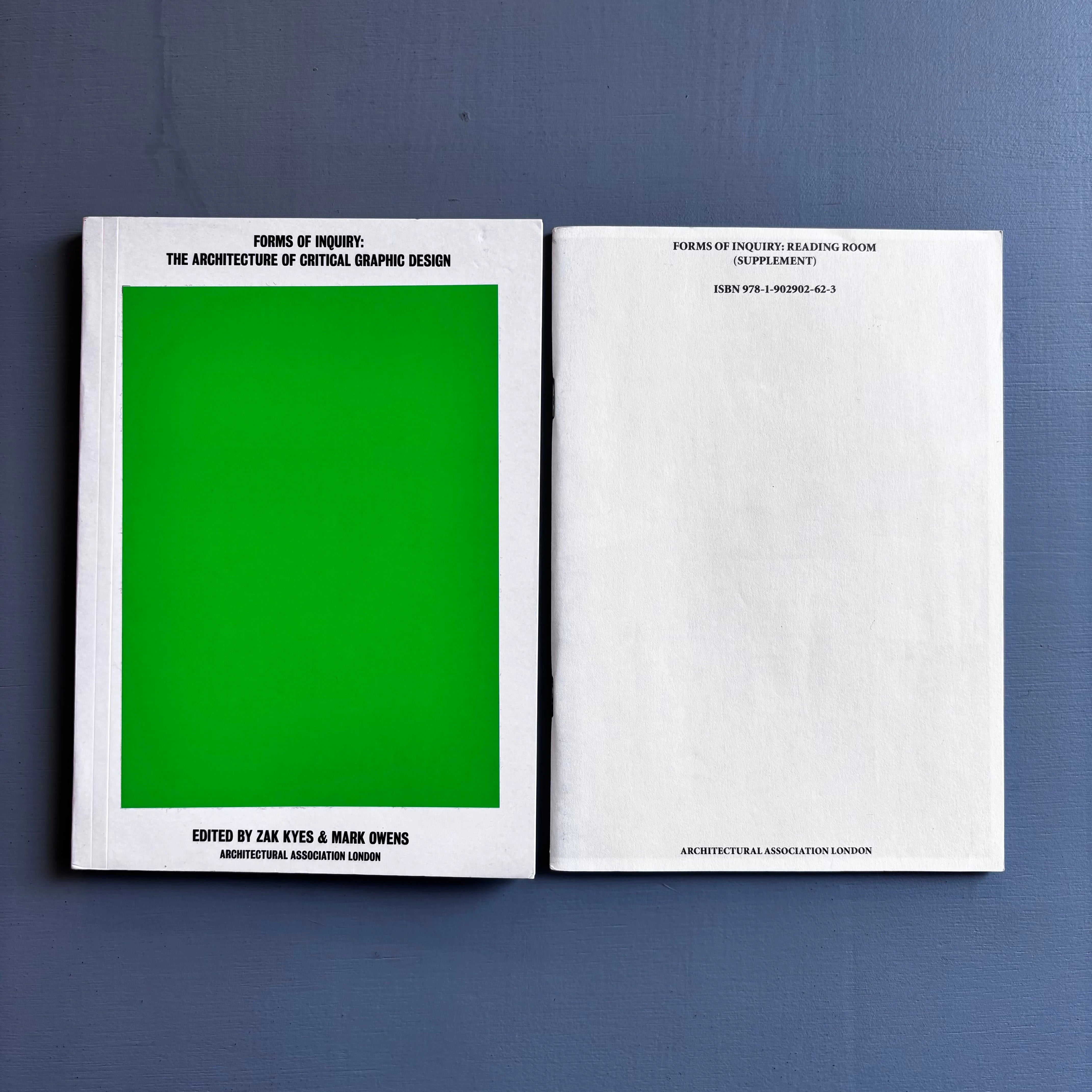 Forms Of Inquiry: The Architecture Of Critical Graphic Design - - Saint ...