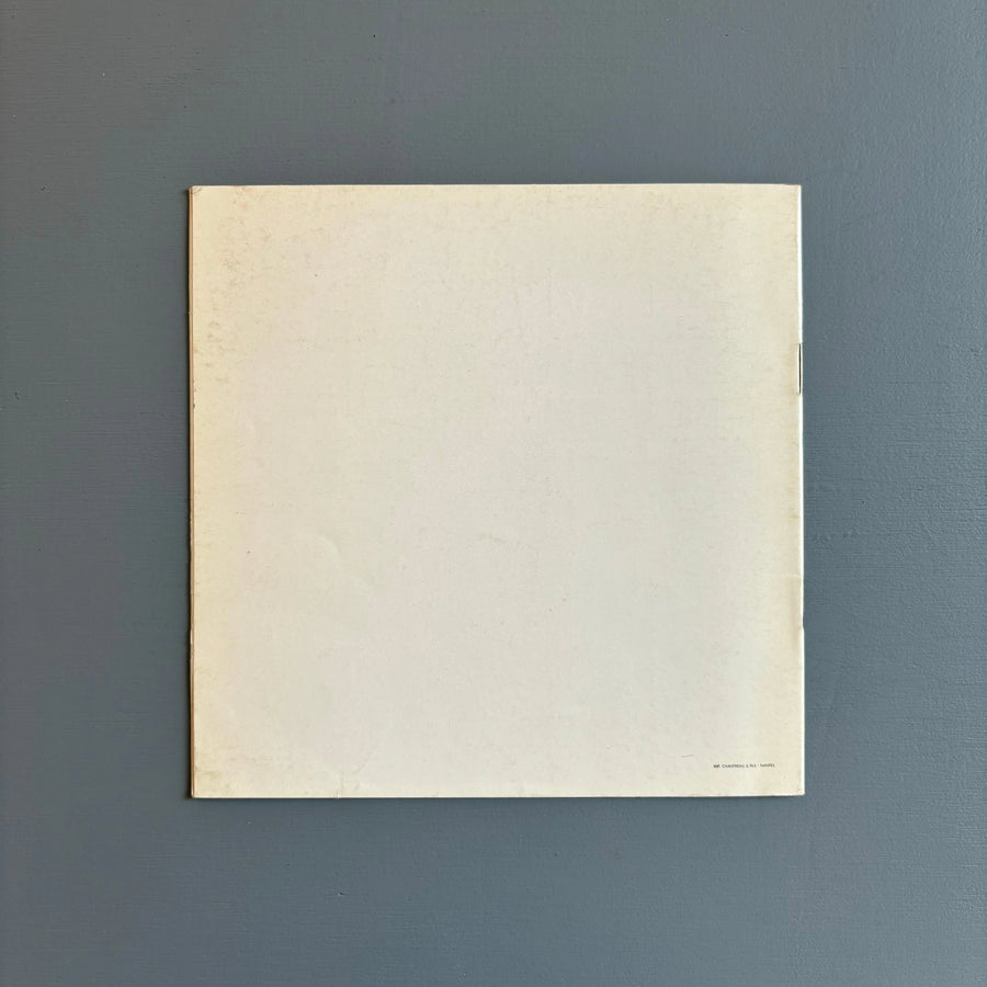 François Morellet (signed) - A la recherche d'une base. Peintures de Morellet  - Molnar 1958 - Saint-Martin Bookshop