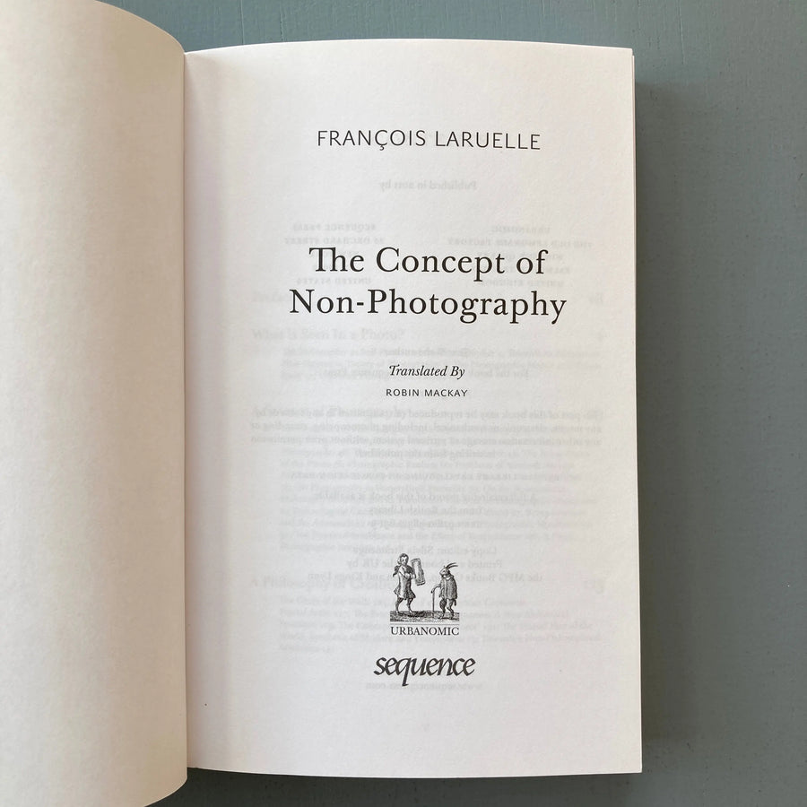 François Laruelle - The Concept of Non-Photography - Sequence 2011 Saint-Martin Bookshop