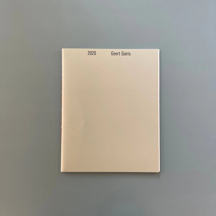Geert Goiris - Roma 2020 - Saint-Martin Bookshop