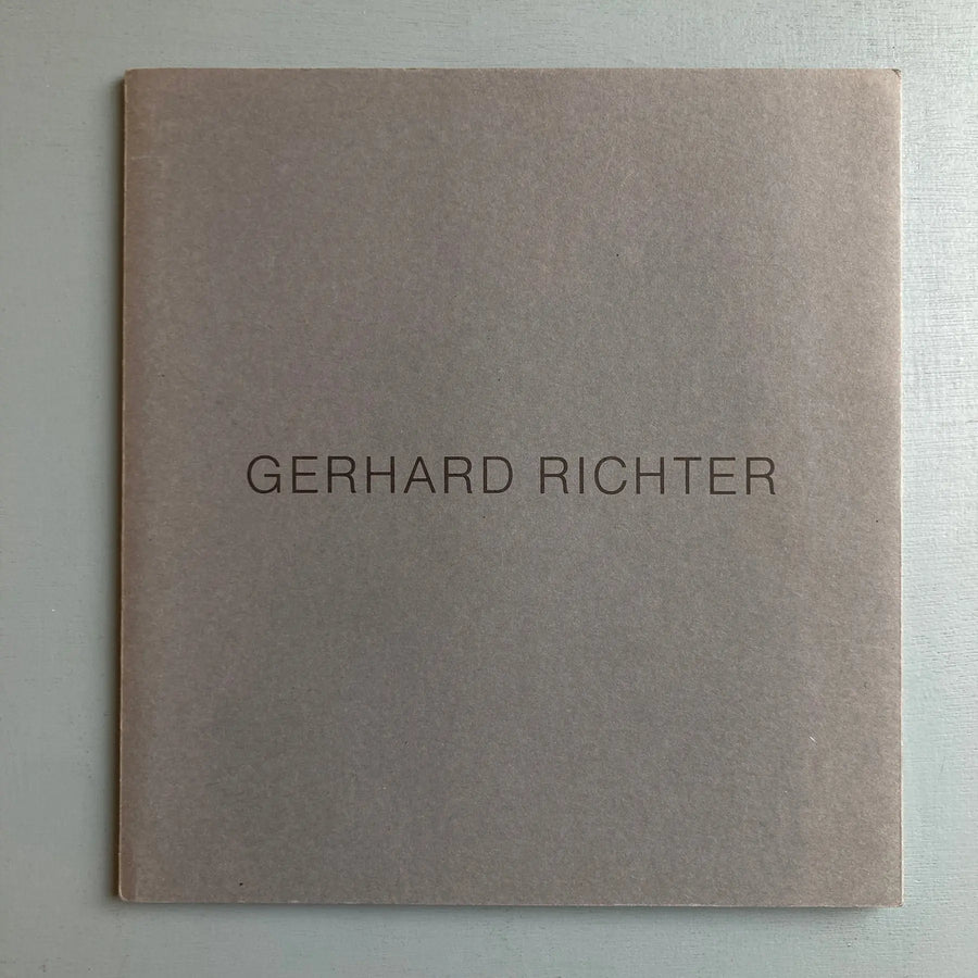 Gerhard Richter (signed) - 20 Bilder - Galerie Rudolf Zwirner 1987 - Saint-Martin Bookshop