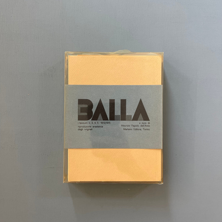 Giacomo Balla - I taccuini n. 3, 4, 5 / 1912/1915 - Galleria Martano 1982