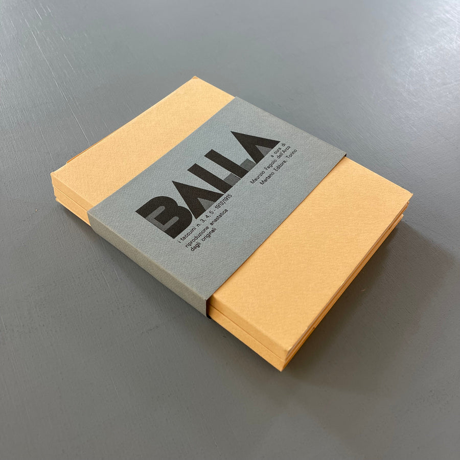 Giacomo Balla - I taccuini n. 3, 4, 5 / 1912/1915 - Galleria Martano 1982