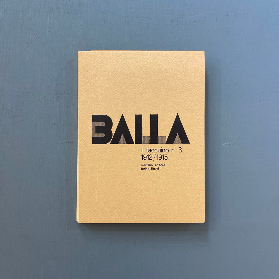 Giacomo Balla - I taccuini n. 3, 4, 5 / 1912/1915 - Galleria Martano 1982