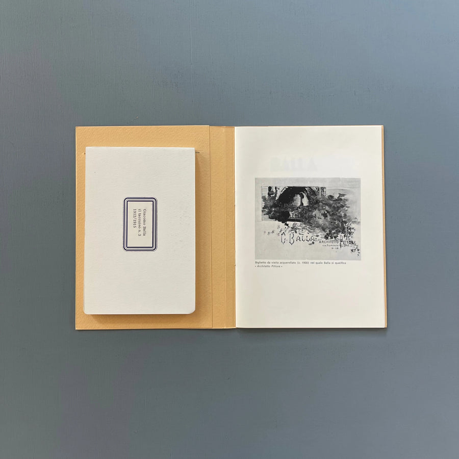 Giacomo Balla - I taccuini n. 3, 4, 5 / 1912/1915 - Galleria Martano 1982