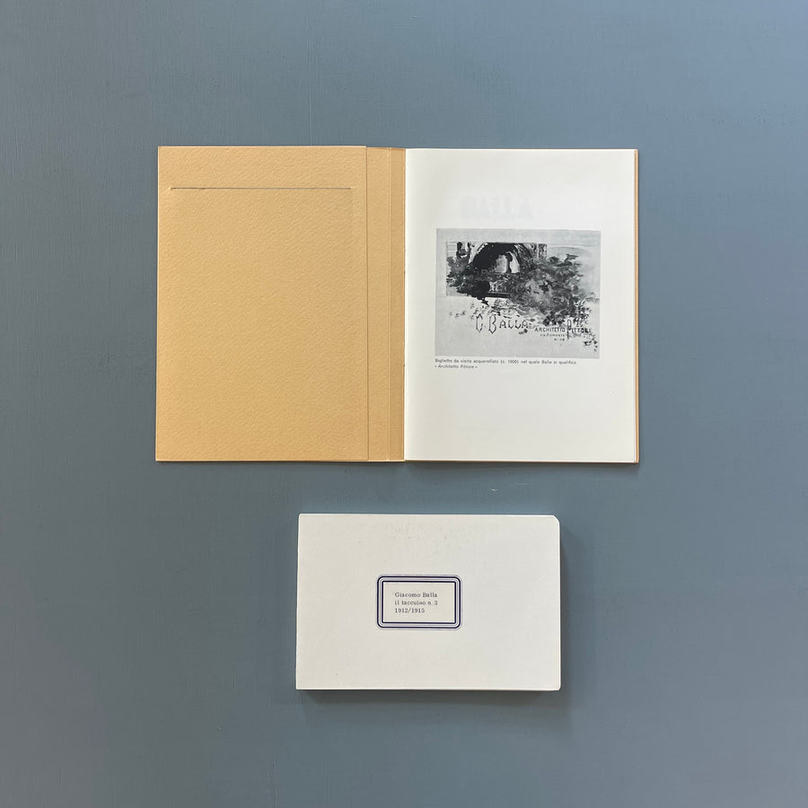 Giacomo Balla - I taccuini n. 3, 4, 5 / 1912/1915 - Galleria Martano 1982