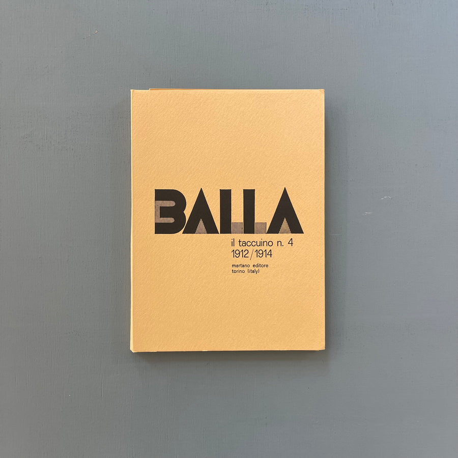 Giacomo Balla - I taccuini n. 3, 4, 5 / 1912/1915 - Galleria Martano 1982