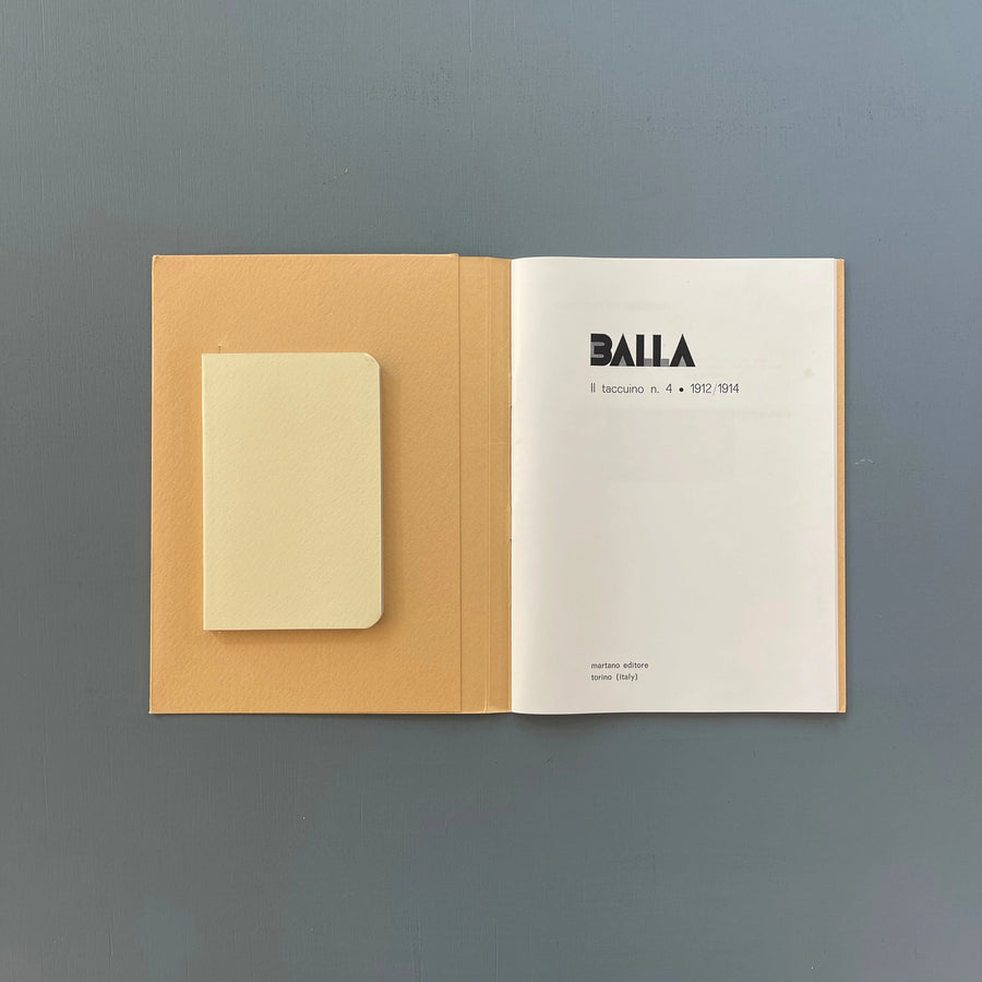 Giacomo Balla - I taccuini n. 3, 4, 5 / 1912/1915 - Galleria Martano 1982