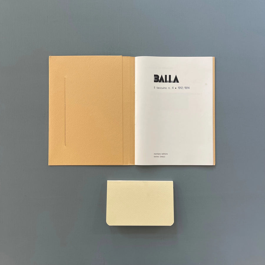 Giacomo Balla - I taccuini n. 3, 4, 5 / 1912/1915 - Galleria Martano 1982