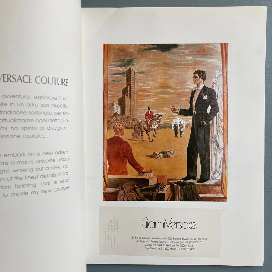 Gianni Versace - Collezione Uomo n. 13 - Autunno-Inverno 1987/1988 Saint-Martin Bookshop