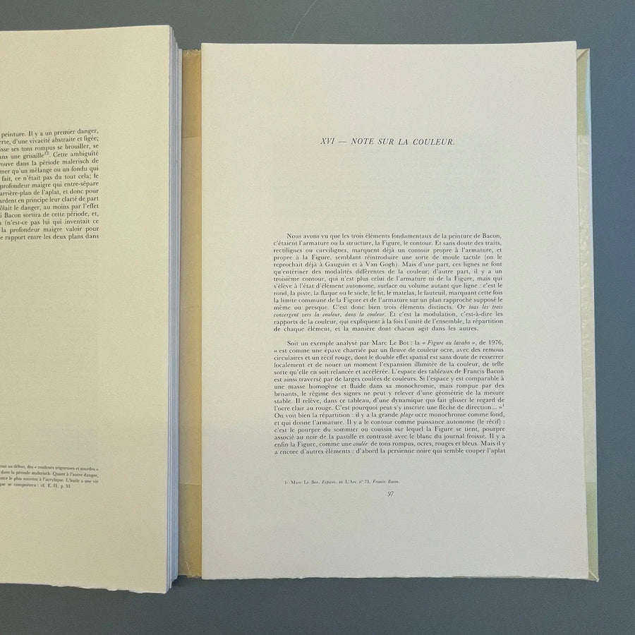 Gilles Deleuze - Francis Bacon: Logique de la sensation - Editions de la Différence 1981 - Saint-Martin Bookshop