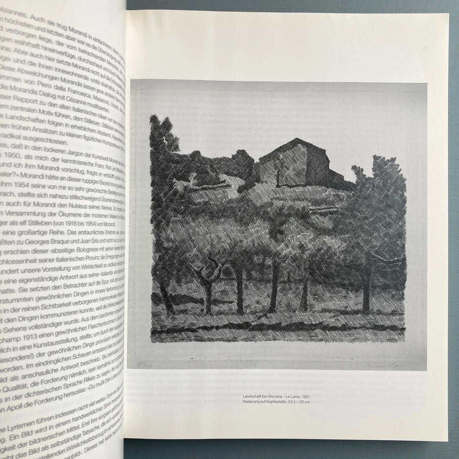 Giorgio Morandi - Gemälde, Aquarelle, Zeichnungen, Radierungen - DuMont 1989 - Saint-Martin Bookshop