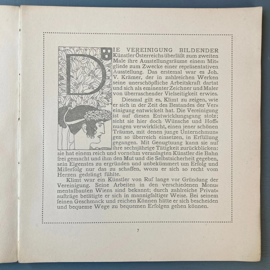 Gustav Klimt - Ver Sacrum XVIII - Vereinigung Bildender Künstler Österreichs Secession Wien 1903 - Saint-Martin Bookshop