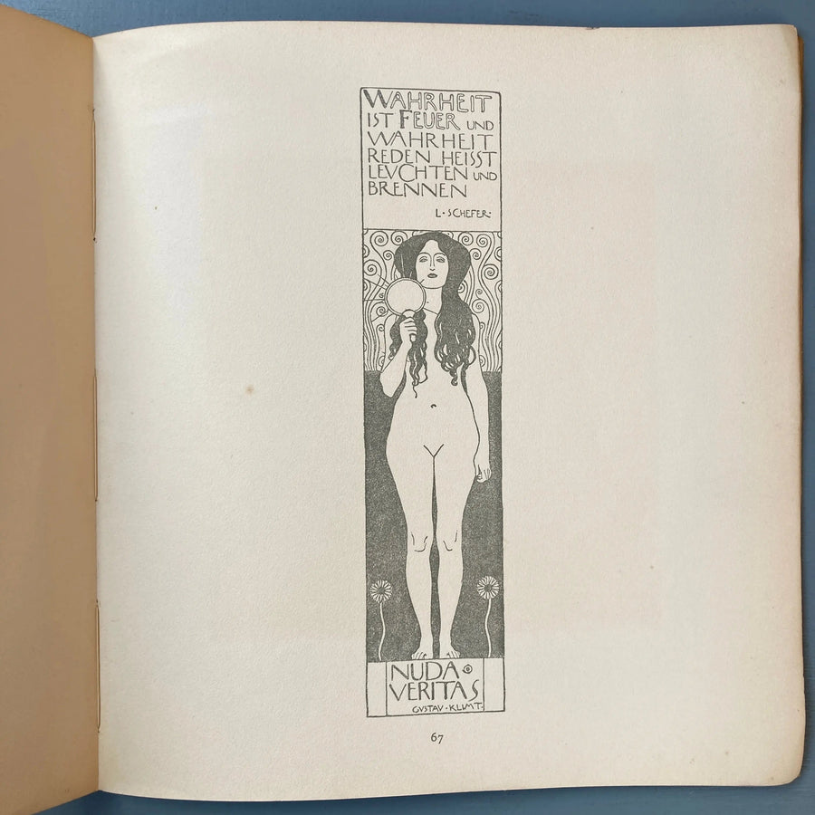 Gustav Klimt - Ver Sacrum XVIII - Vereinigung Bildender Künstler Österreichs Secession Wien 1903 - Saint-Martin Bookshop