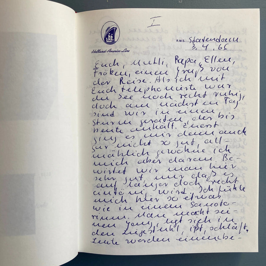 Hanne Darboven (signed) - Briefe aus New-York - Cantz 1977 - Saint-Martin Bookshop