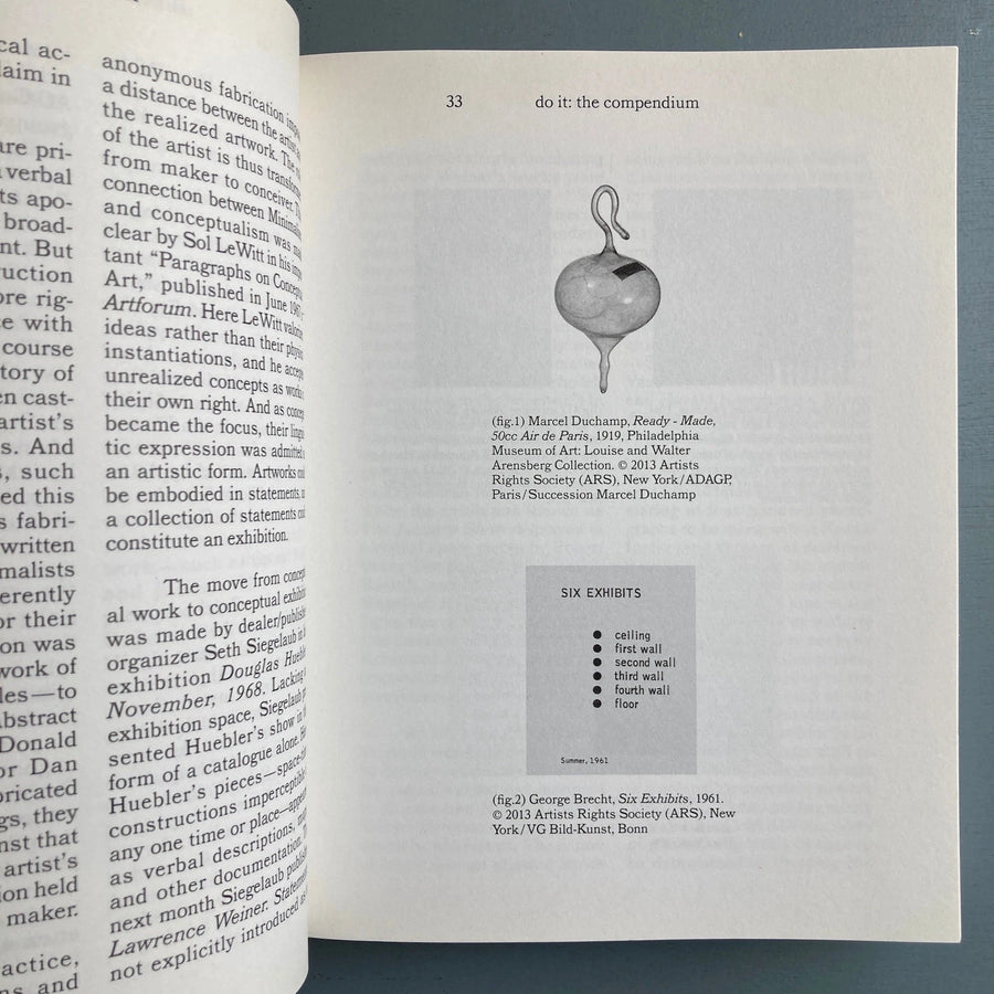 Hans Ulrich Obrist - Do it: The Compendium (signed by Boltanski, Lavier & Obrist) - Independant Curators International 2013