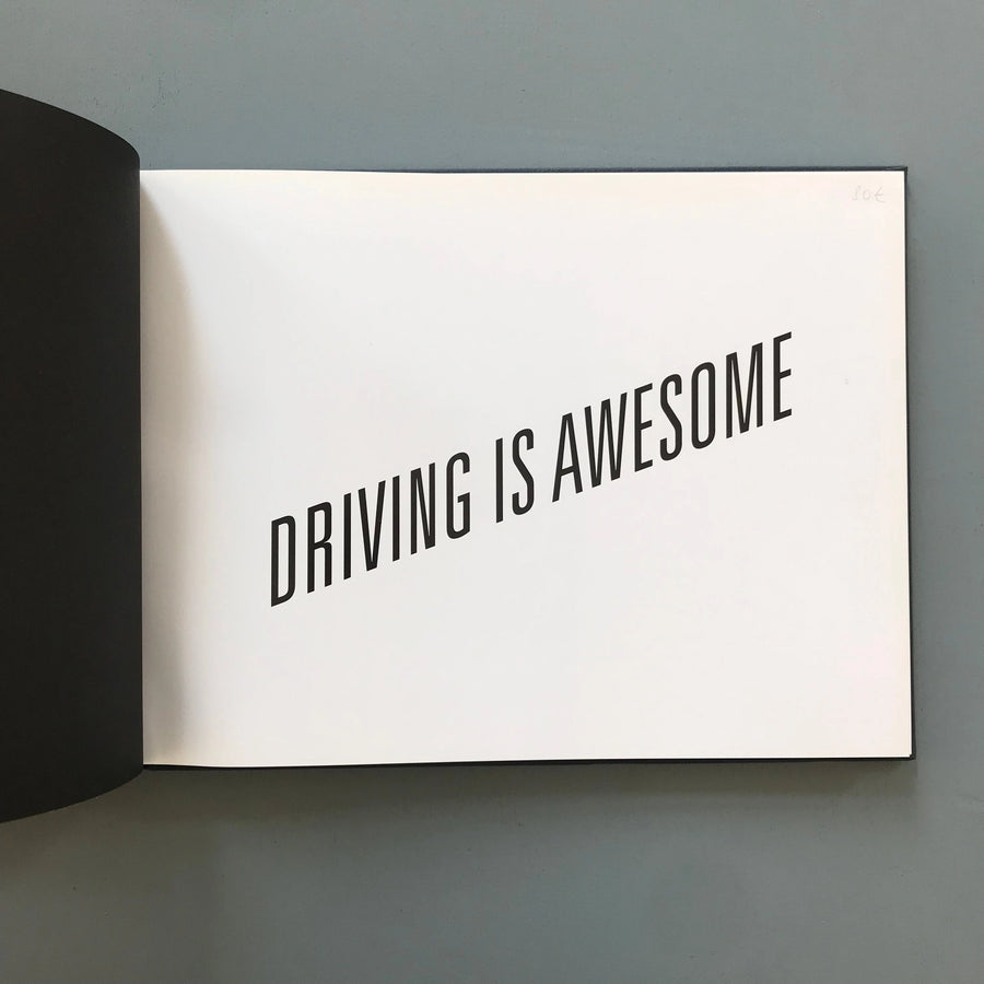 Harold Ancart - DRIVING IS AWESOME - Triangle Books 2016 Saint-Martin Bookshop