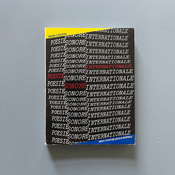 Henri Chopin - Poésie Sonore Internationale - Jean-Michel Place Editeur 1979 - Saint-Martin Bookshop