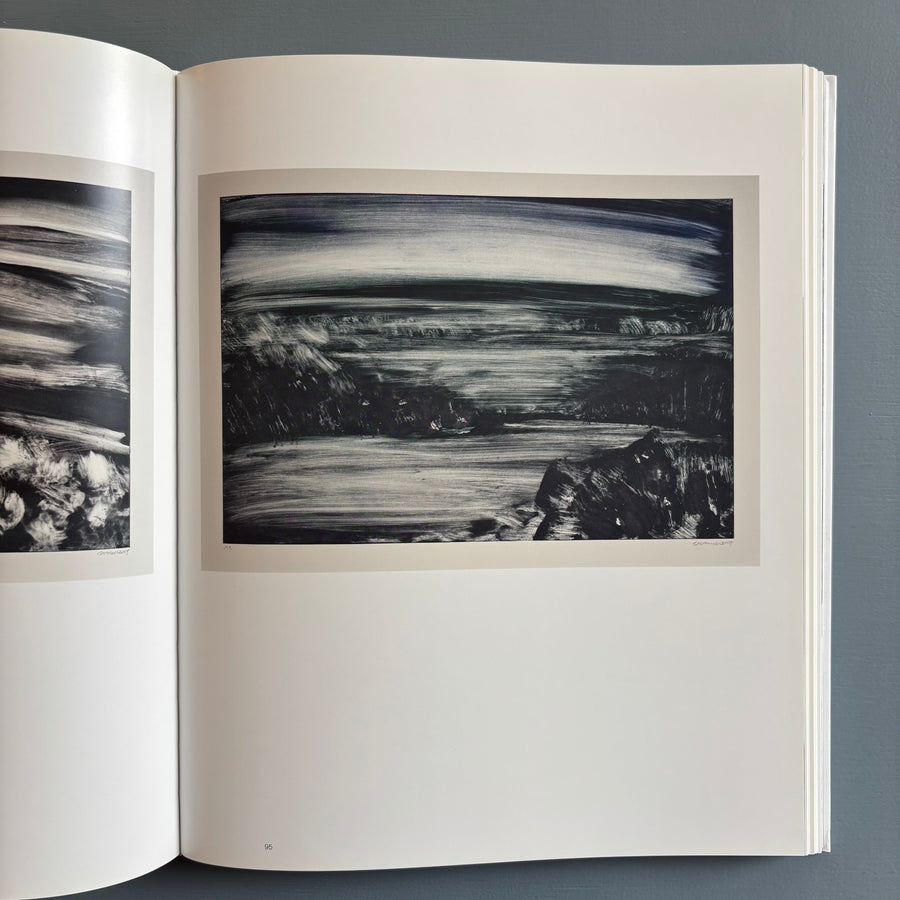 Herbert Brandl (signed) - Berge und Landschaften, Monotypien 2009/2010 - Albertina 2010