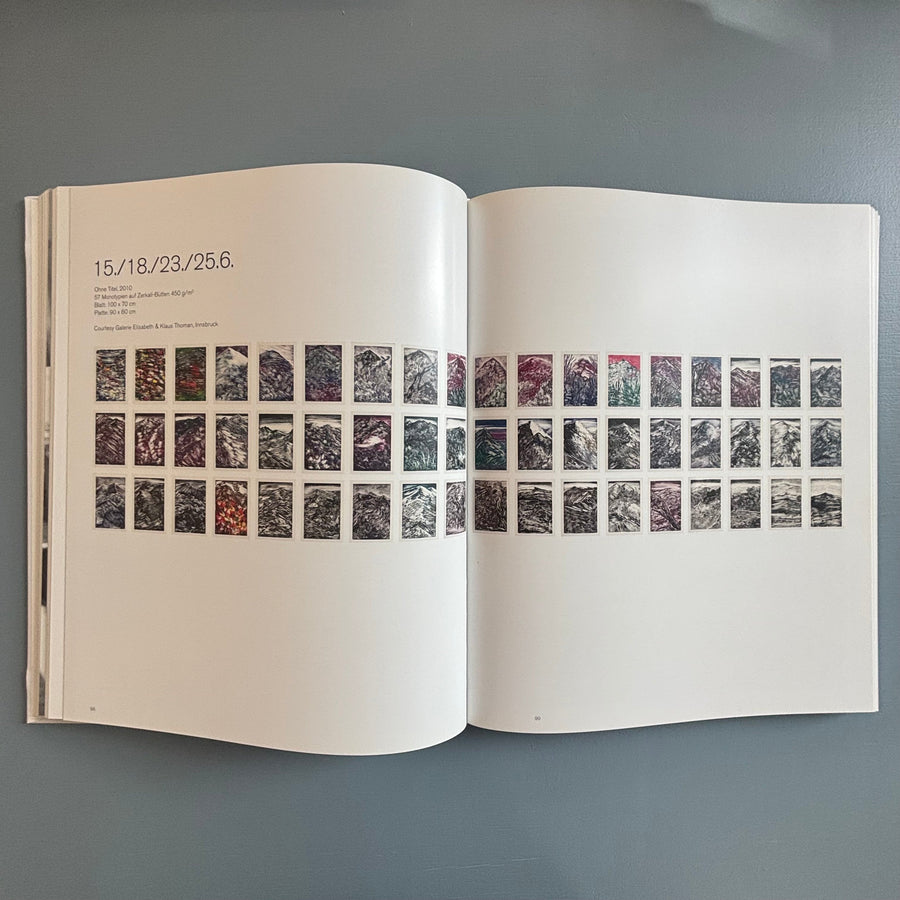 Herbert Brandl (signed) - Berge und Landschaften, Monotypien 2009/2010 - Albertina 2010