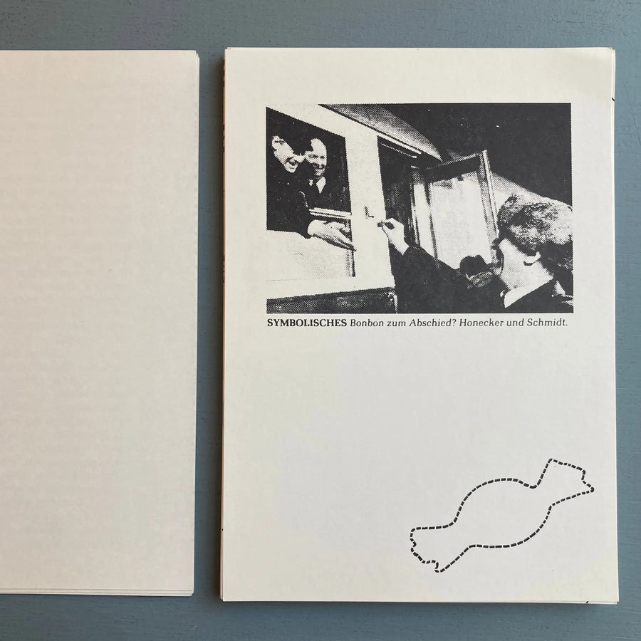 Herbert Burkert & Steffen Missmahl - Thirty-three ways to say good-bye - Edition Zufall 1983 - Saint-Martin Bookshop