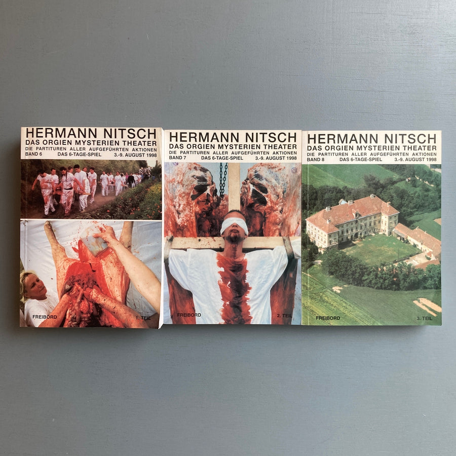 Hermann Nitsch - Das Orgien Mysterien Theater (3 volumes) - Freibord 1998 - Saint-Martin Bookshop