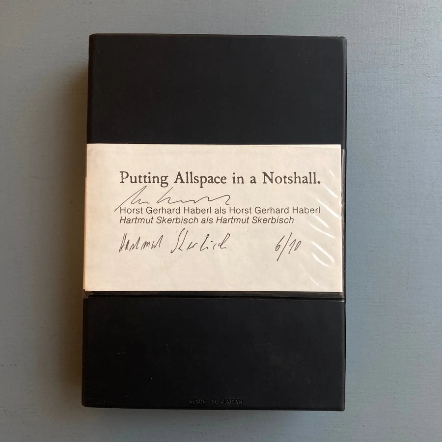 Horst Gerhard Haberl & Hartmut Skerbisch (signed) - Putting Allspace in a Notshall - Verlag Droschl Graz 1981 - Saint-Martin Bookshop