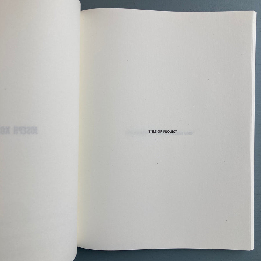 Seth Siegelaub & John W. Wendler - The Xerox Book - Roma Publications 2015