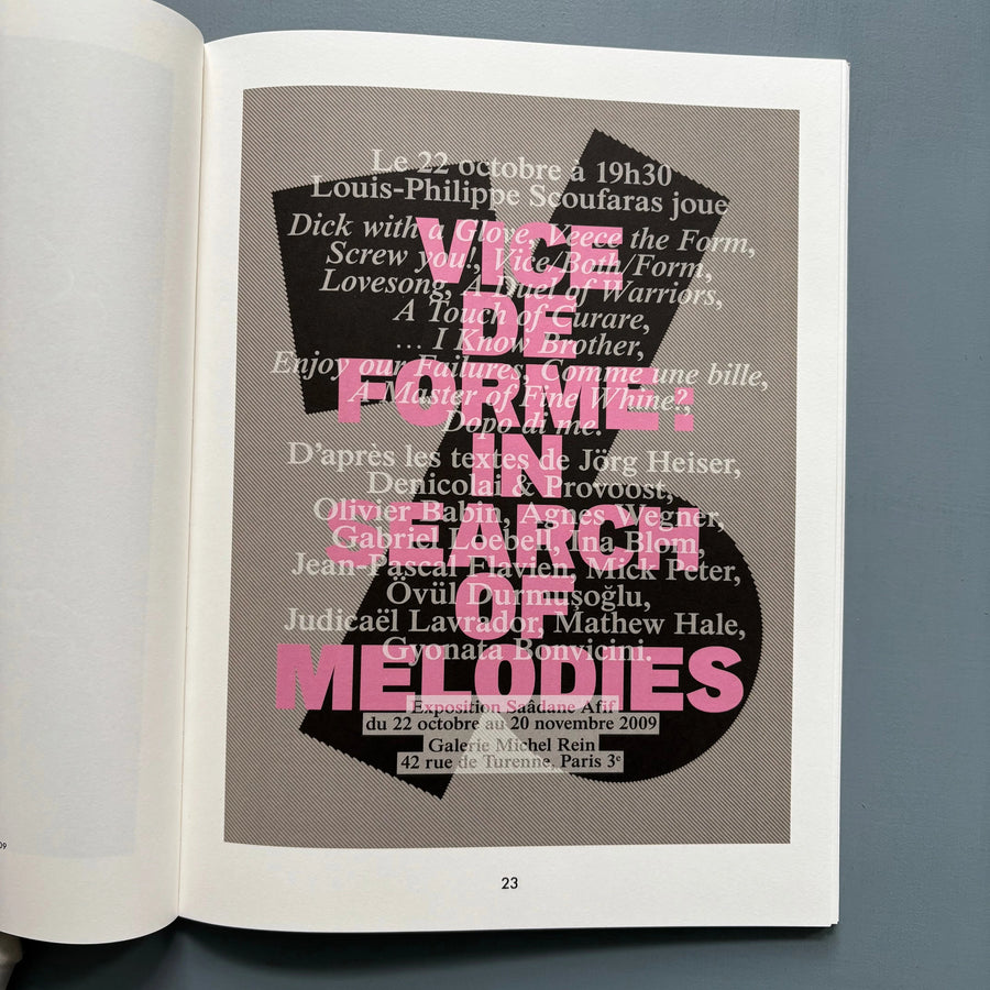 Saâdane Afif - Affiches - Triangle Books 2014 - Saint-Martin Bookshop