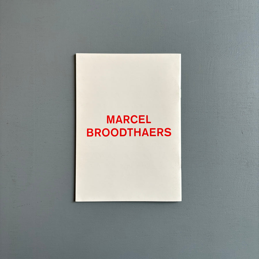 Marcel Broodthaers - Fridericianum 2015 - Saint-Martin Bookshop