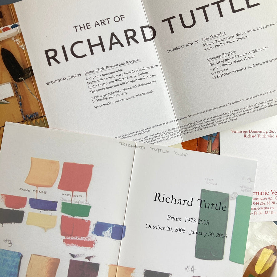 Richard Tuttle - Ephemera, postcards and poster - 2000's - Saint-Martin Bookshop