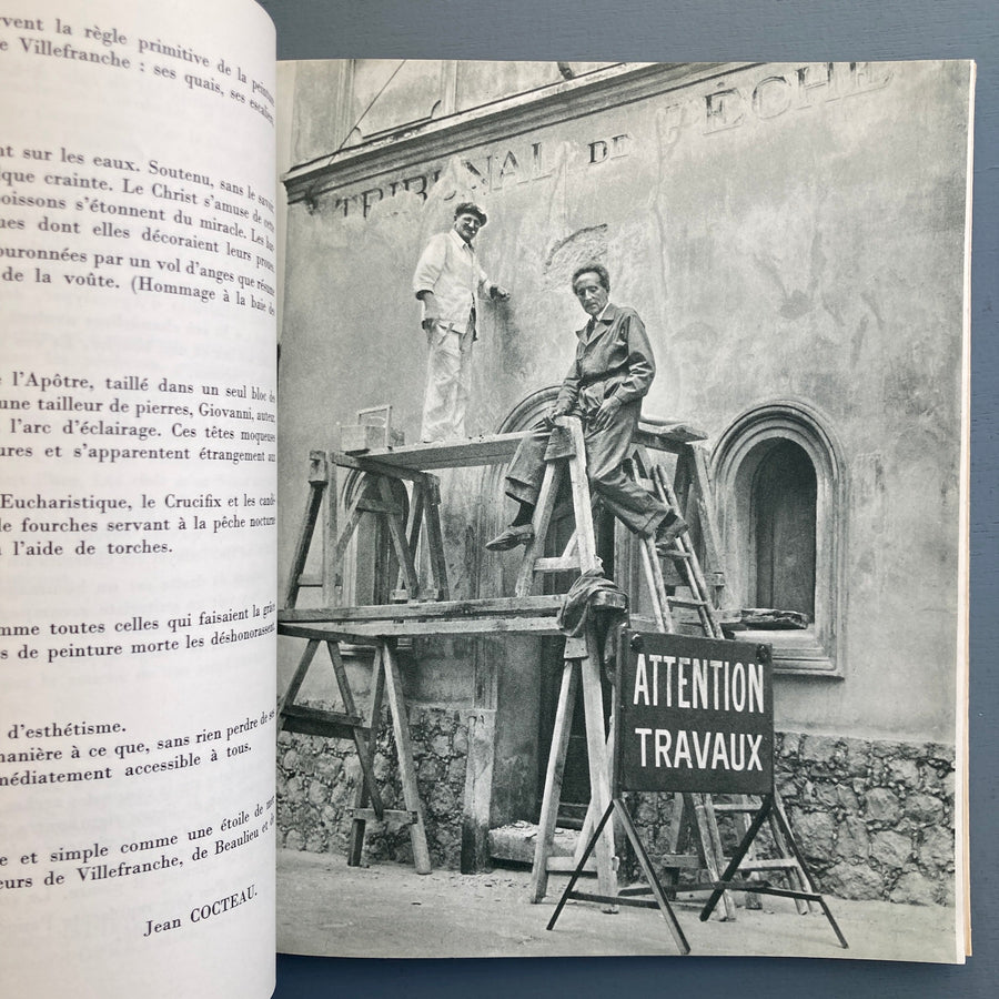 Jean Cocteau - La Chapelle Saint-Pierre, Villefranche sur Mer - Editions du Rocher 1957 - Saint-Martin Bookshop