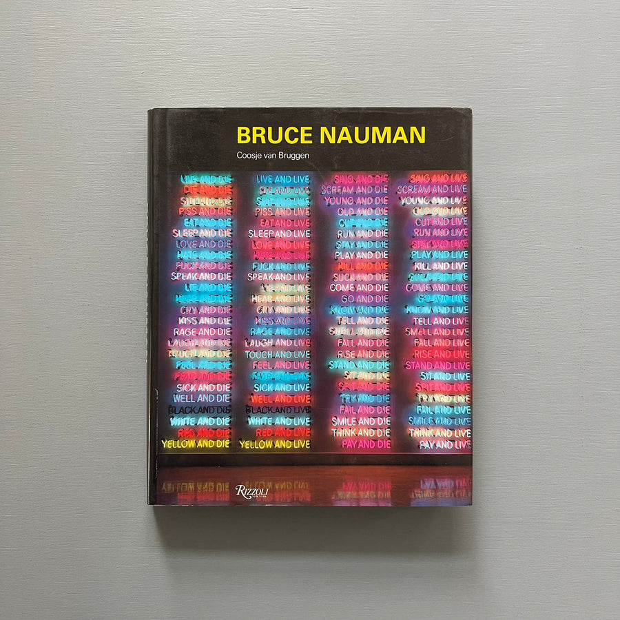 Bruce Nauman by Coosje van Bruggen - Rizzoli 1988 - Saint-Martin Bookshop